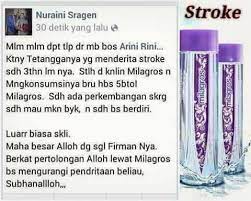 aturan minum Milagros untuk gejala stroke WA 0813-5659-7006